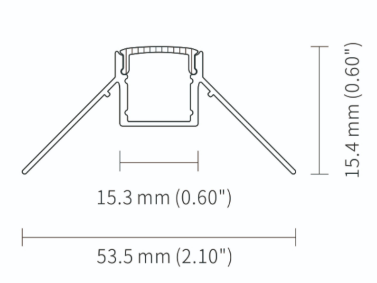 LED Channel | Plaster LED Profile for Inner Corner Wall-6