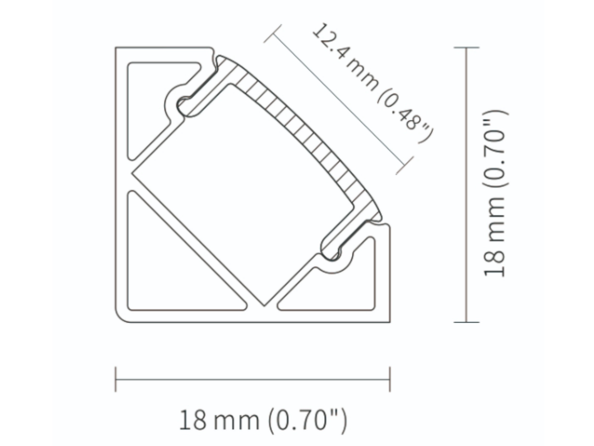 Led Aluminum Profile Interior Lighting Accessories-6