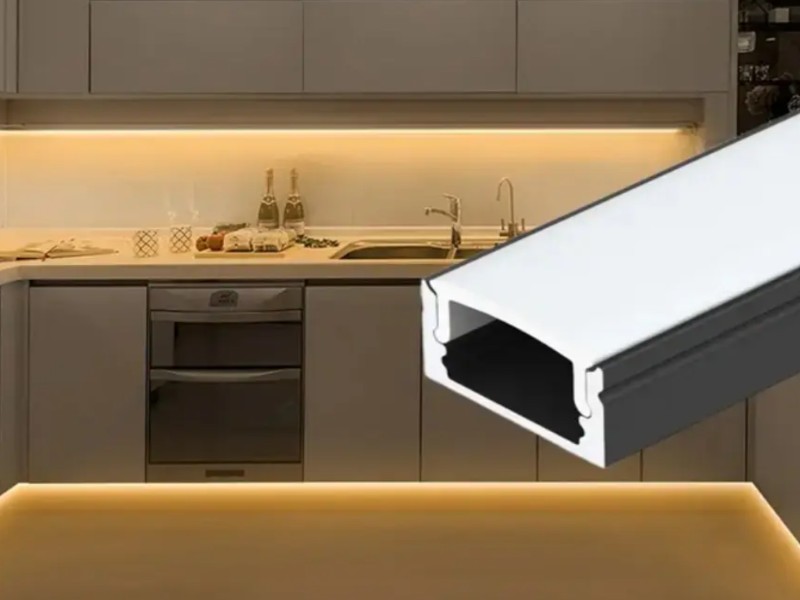 illuminate your cabinets with cabinet light led strip channel a stylish and functional lighting solution